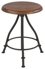 Artezia Acacia Wood Adjustable Bar Stool
