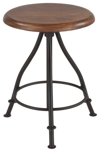 Artezia Acacia Wood Adjustable Bar Stool