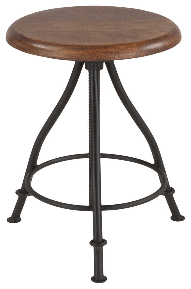 Artezia Acacia Wood Adjustable Bar Stool