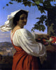 Alexandre Cabanel La Chiaruccia, Gallery Wrapped Canvas Print, 20"x25"