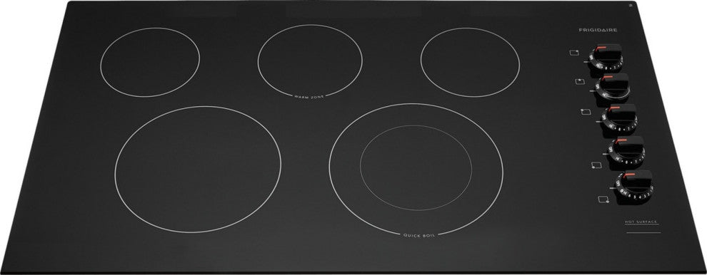 Frigidaire FFEC3625U 37"W 5 Burner Electric Cooktop - Black