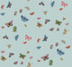 Butterfly House Light Blue Wallpaper