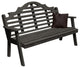 Pine Marlboro Garden Bench, Charcoal Stain, 5 Foot