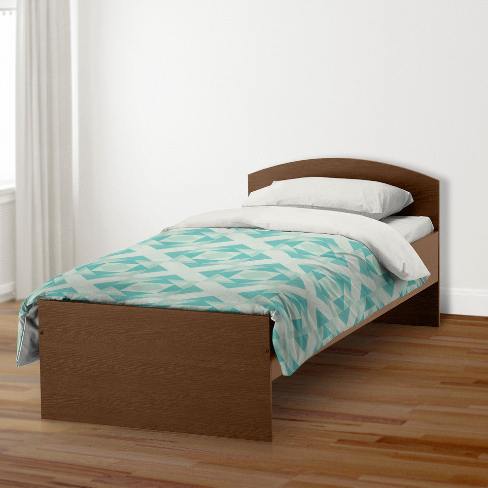 Turquoise Geo Pattern Twin Duvet Cover