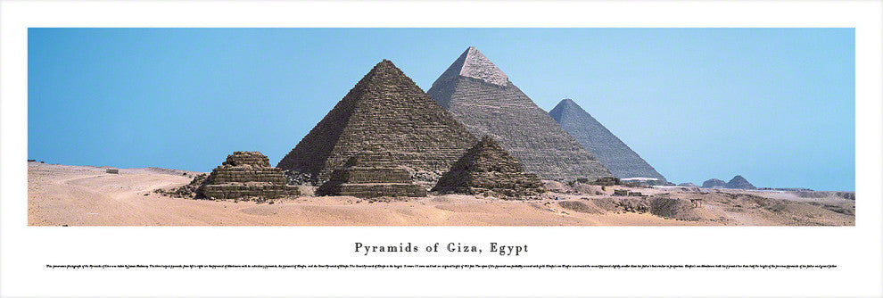Pyramids Of Giza, Egypt, Unframed