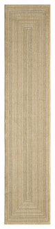 Nourison Tulum 2' x 6' Taupe Grey Outdoor Rug