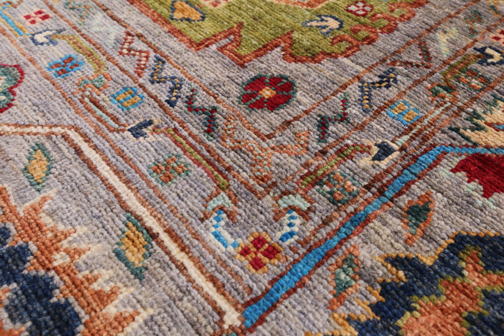 Fine Turkmen Ersari Hand Knotted Rug 5' 8" X 8' 2" - Q12472