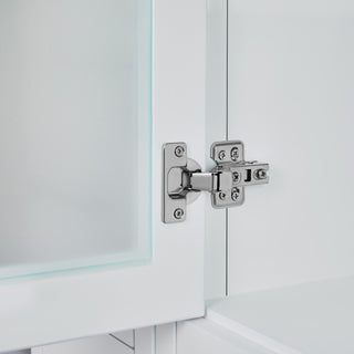 Vanity Art Vanity Set With Ceramic Top, 84", White