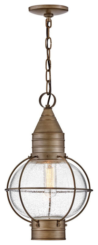 Hinkley Cape Cod 19.25" Medium Outdoor Hanging Onion Lantern, Burnished Bronze