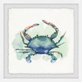 "Notre Bon Crabe Celeste" Framed Painting Print, 12"x12"