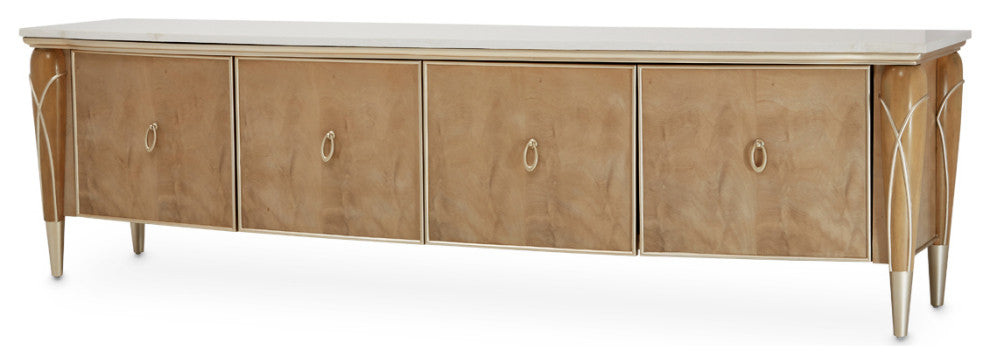 Villa Cherie Media Cabinet - Caramel