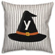Halloween Monogram Hat Y 18x18 Spun Poly Pillow