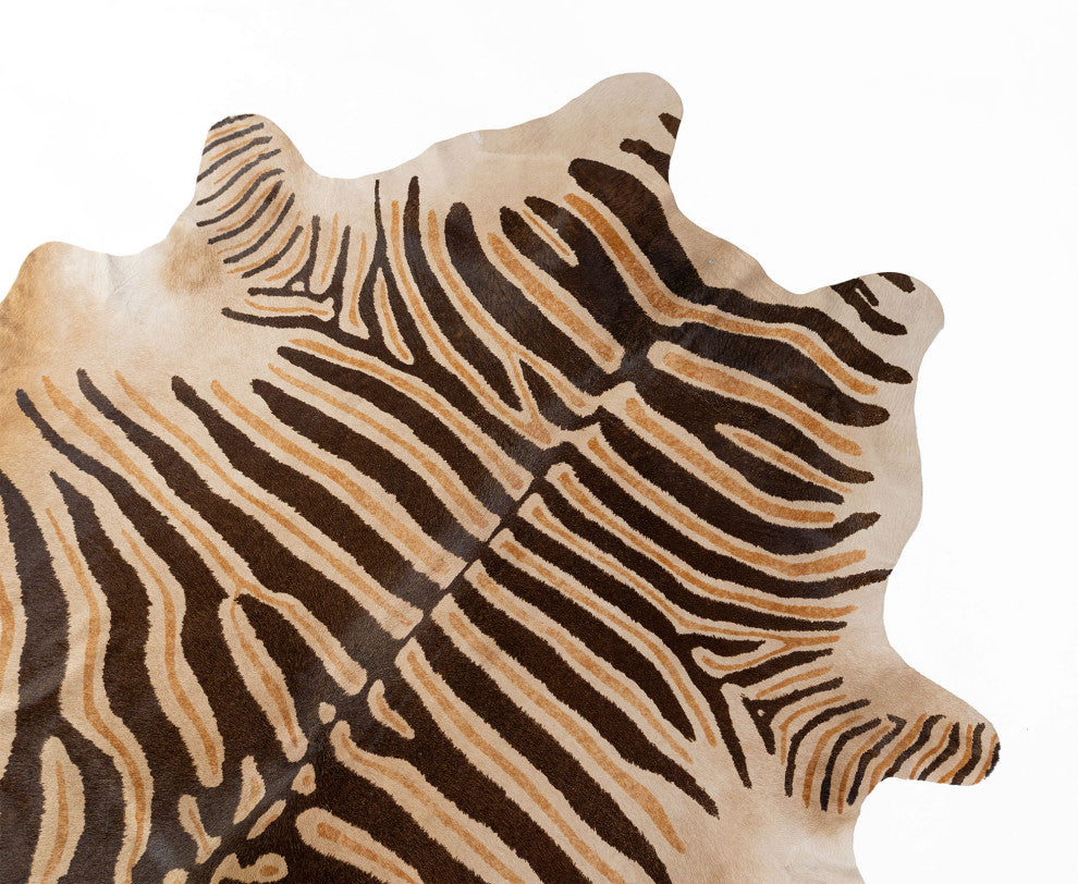 Zebra Animal Print, Cowhide Rug
