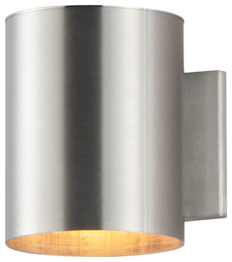 Maxim 26101 Outpost 7" Tall Outdoor Wall Sconce - 60 Watt - Brushed Aluminum