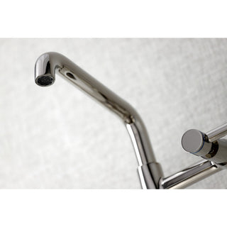 KS823PN Concord Two-Handle Wall-Mount Kitchen Faucet, Polished Nickel