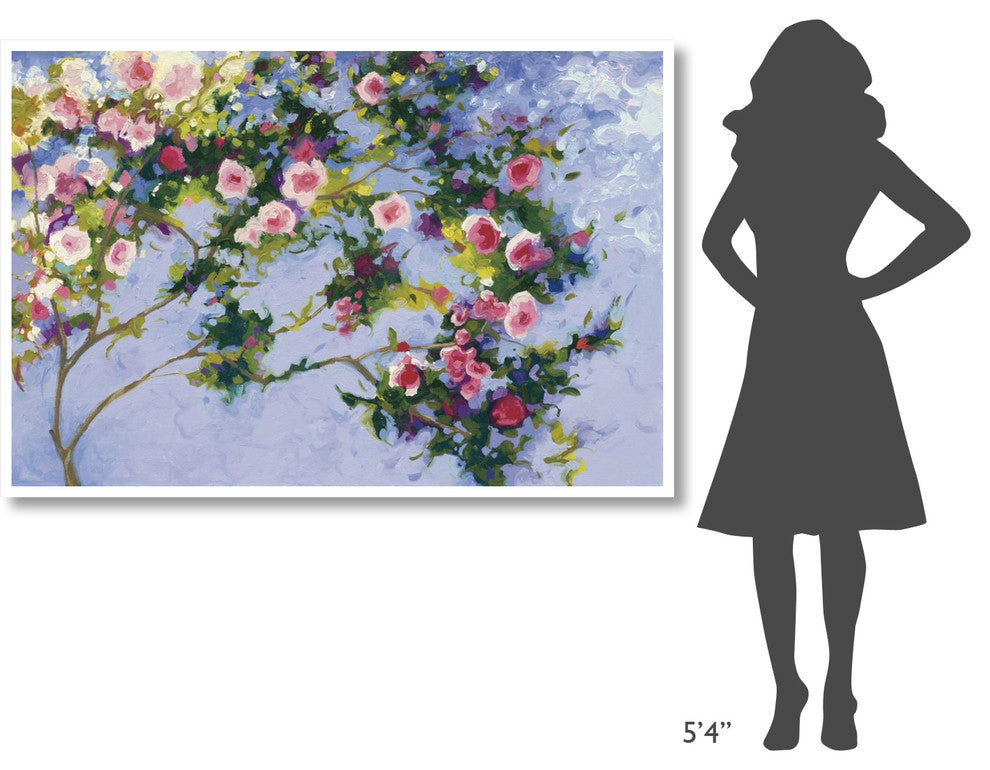 "Inspiration Monet" Digital Paper Print by Shirley Novak, 62"x42"