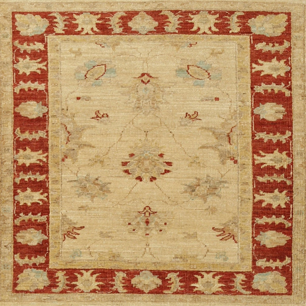 Ahgly Company Indoor Square Traditional Area Rugs, 8' Square
