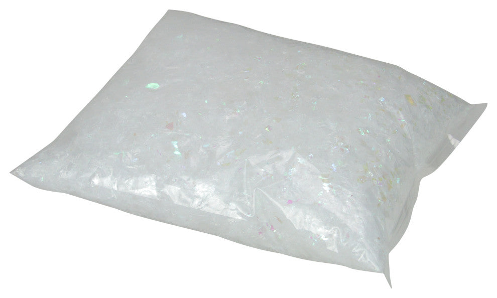 White Artificial Powder Snow Flakes for Christmas Crafts and Decorating 16 oz.