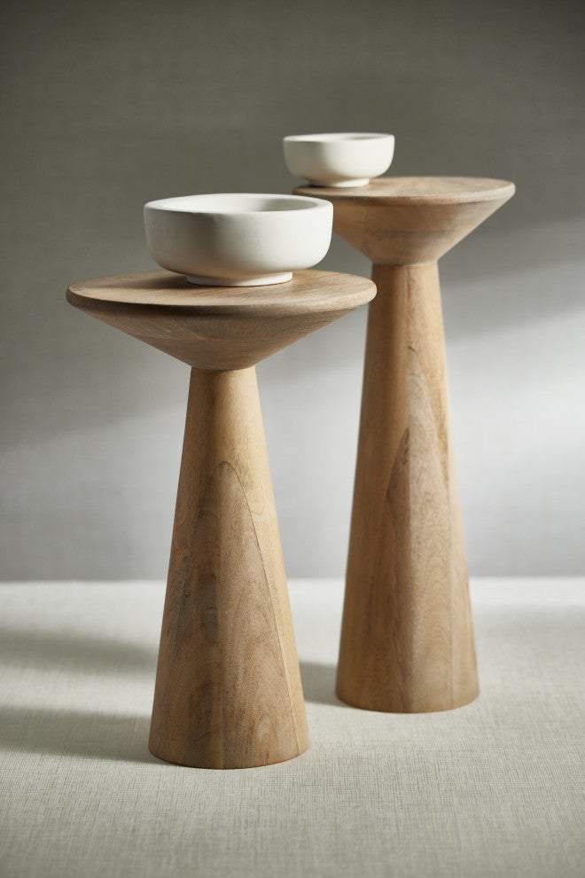 Brescia Mango Wood Accent Table, 21"
