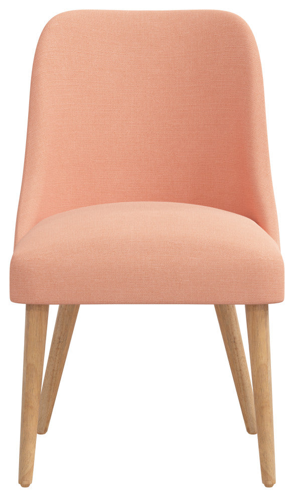 Dining Chair, Linen Apricot