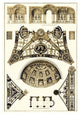 Cross - Vaults of the Renaissance - Fine Art Giclee Print 24" x 36"