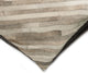 Torino Classic Diago Cowhide Pillow, Gray