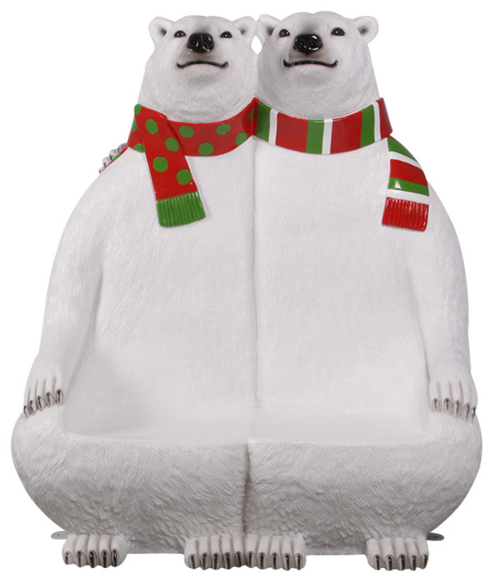 Polar Bear Double Bench