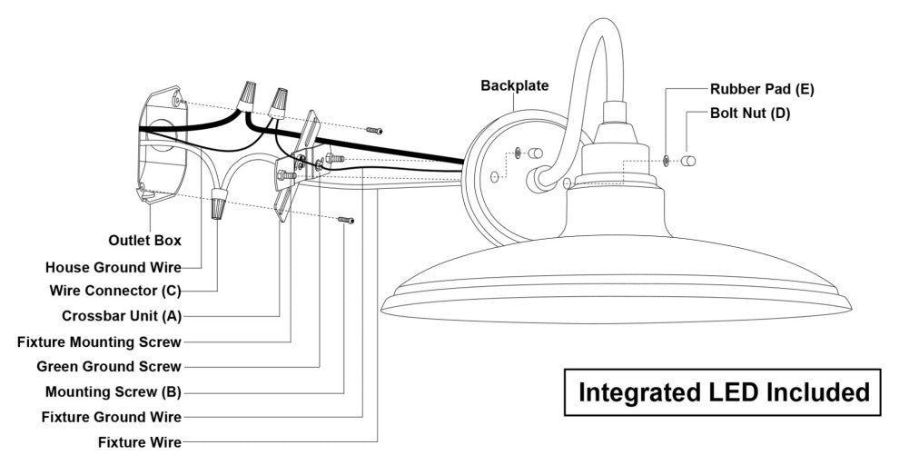 Vaxcel Lighting T0679 Tucson 9" Tall LED Wall Sconce - Textured Black / White