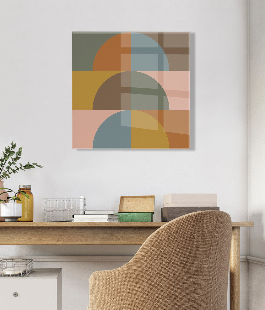 Autumn Vibes Floating Acrylic Art by Apricot and Birch, Assorted 23x23