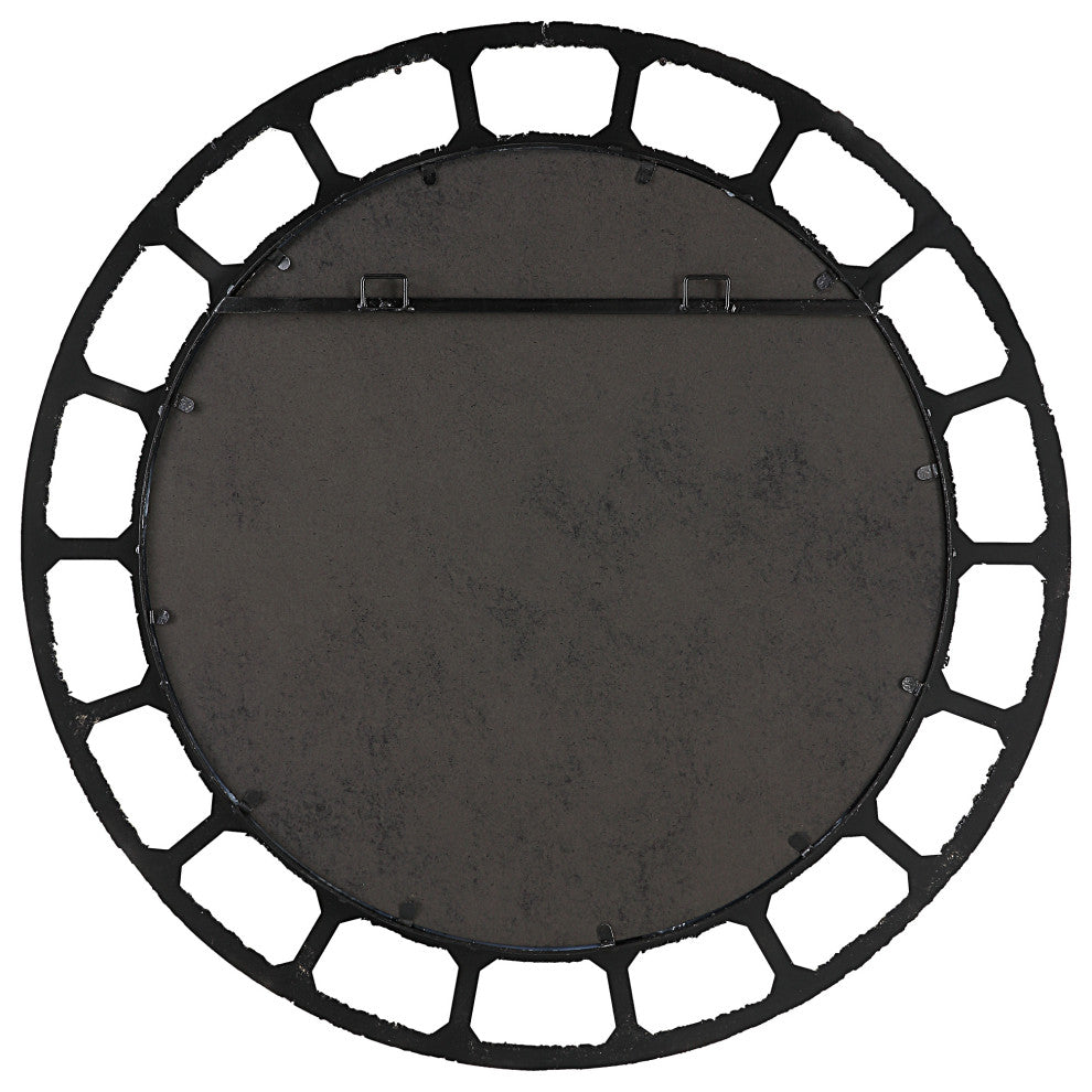 Uttermost Darby Distressed Round Mirror