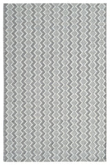 Cleveland Silver and Grey Area Rug, 3.6'x5.6'