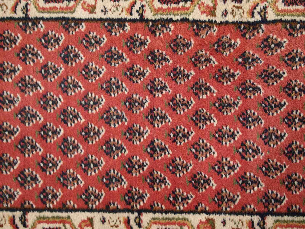 Handmade vintage Indi-Seraband rug 2' x 2.9' (62cm x 90cm) 1970s
