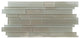 12.63"x23.63" Studio 8 Linear Mix Mosaic Tiles, Set of 4, Taupe