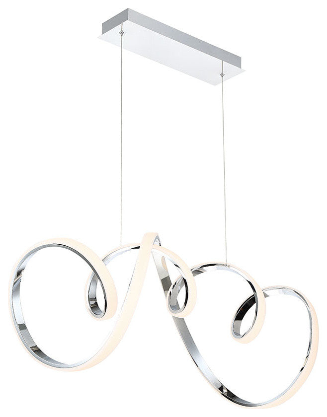 Vornado 41" LED Pendant 3000K, Chrome