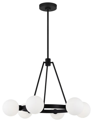 Clybourn Six Light Chandelier, Midnight Black