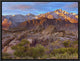 "Sun illuminating the Alabama Hills, California"  by Tim Fitzharris, 17x13"