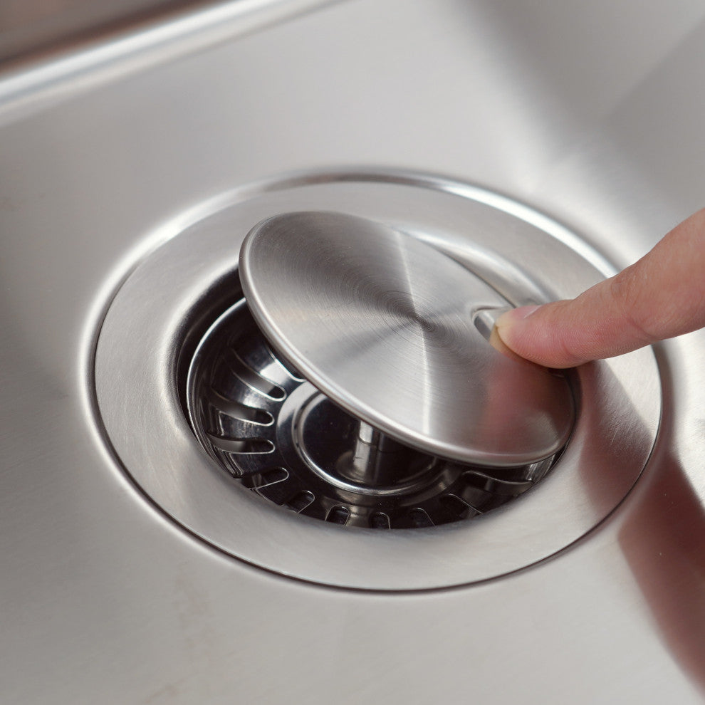 VersiDrain Assembly with FlipCap, Stainless Steel