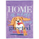 Flag Home Is Where Youre Greeted 13x18