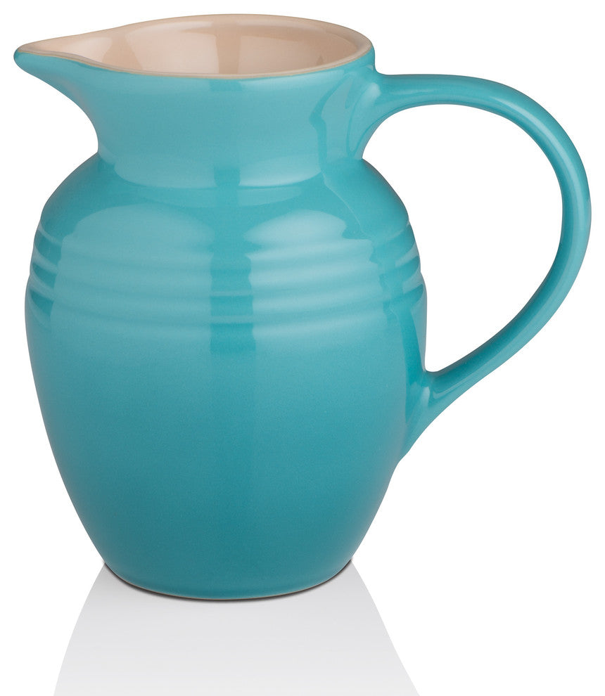 Le Creuset Stoneware Breakfast Jug, 600 ml, Teal