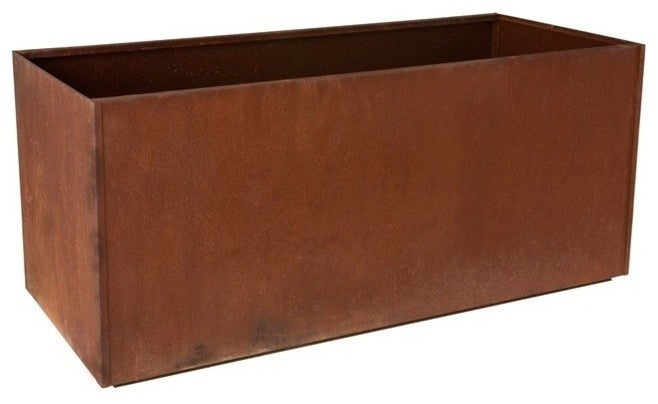 Nice Corten Steel Trough, Corten, 20"