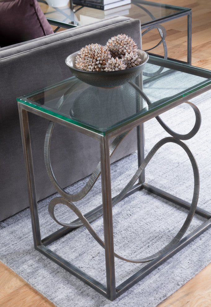 Ellipse Rectangular End Table