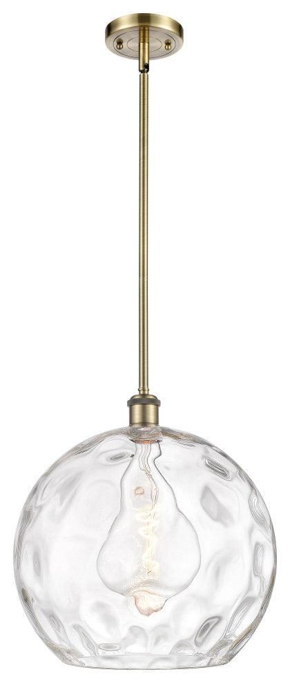 Innovations 516-1S-AB-G1215-14 1-Light Pendant, Antique Brass