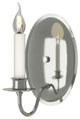 Simple Lines  Sconce, Sterling Finish