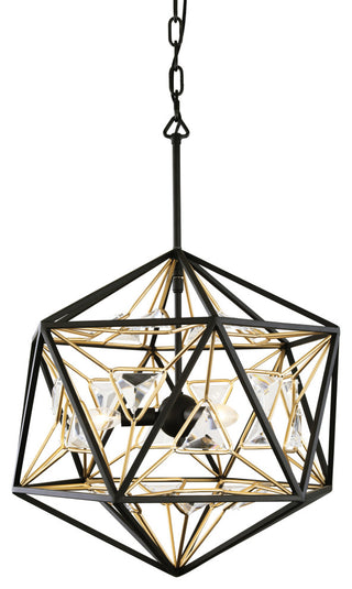 Marcia 3-Lt Orb Pendant - MB/FG