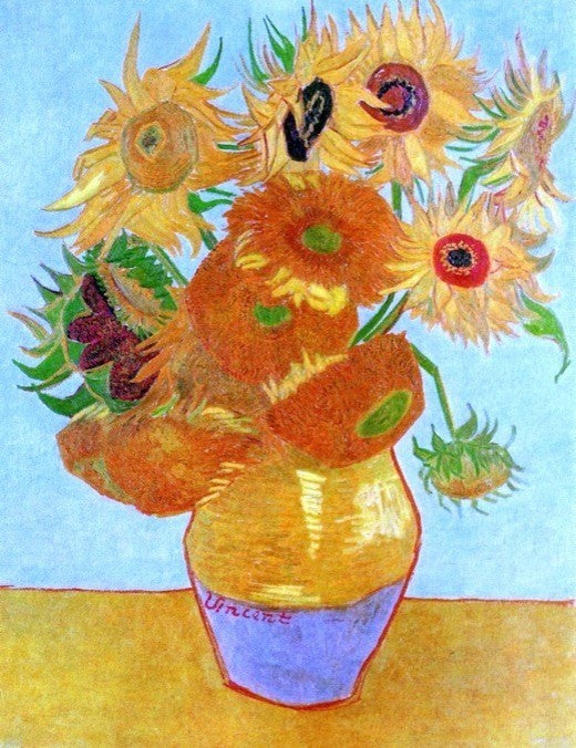 Vincent Van Gogh A Still Life: Vase With Twelve Sunflowers Gallery Wra