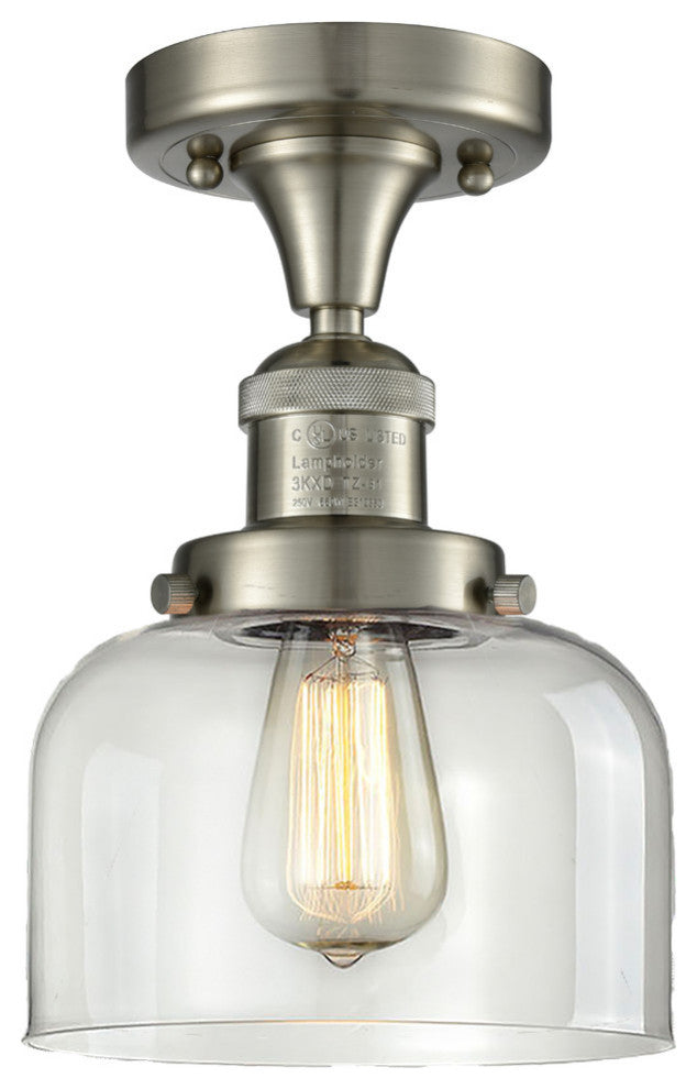 Innovations Lighting 517-1Ch-Sn-G72-Led 1 Light Dimmable Led Semi-Flush Mount