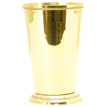 Large Polished Brass Julep Cup