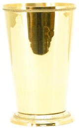 Large Polished Brass Julep Cup