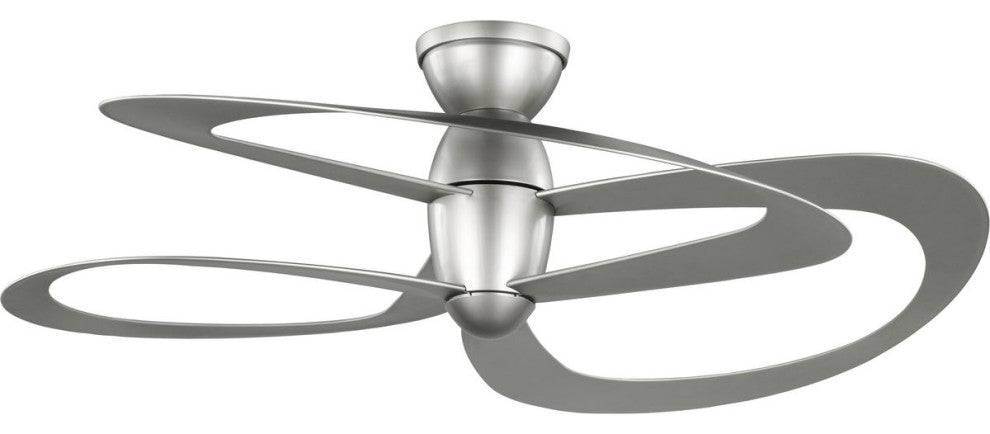 Willacy 3-Blade 52" DC Motor Contemporary Ceiling Fan, Painted Nickel