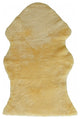 2' X 4' Natural off white Medical Grade Sheepskin Throw Blanket